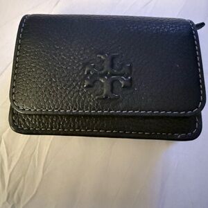 Tory Burch Black Leather Wallet